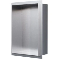 Nicchia Da Parete Senza Telaio BERNSTEIN NT203010X - 20 X 30 X 10 Cm - Colore Selezionabile Acciaio Satinato 7 Nicchia Da Parete Senza Telaio BERNSTEIN NT203010X - 20 X 30 X 10 Cm - Colore Selezionabile Acciaio Satinato -Hansgrohe Negozio 50684870 3