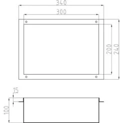 Nicchia Da Parete Senza Telaio BERNSTEIN NT203010X - 20 X 30 X 10 Cm - Colore Selezionabile Acciaio Satinato 9 Nicchia Da Parete Senza Telaio BERNSTEIN NT203010X - 20 X 30 X 10 Cm - Colore Selezionabile Acciaio Satinato -Hansgrohe Negozio 50684870 5