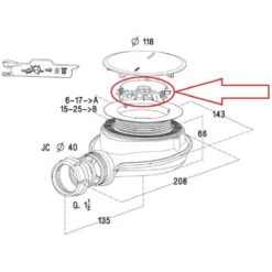 Chiave Multifunzione Per Scarico Turboflow XS NICOLL -Hansgrohe Negozio 51663795 3