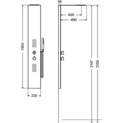 Pannello Doccia Idromassaggio Jesolo Acciaio Inox Nero Opaco Miscelatore Incasso A 3 Vie 8 Pannello Doccia Idromassaggio Jesolo Acciaio Inox Nero Opaco Miscelatore Incasso A 3 Vie -Hansgrohe Negozio 51925062 4
