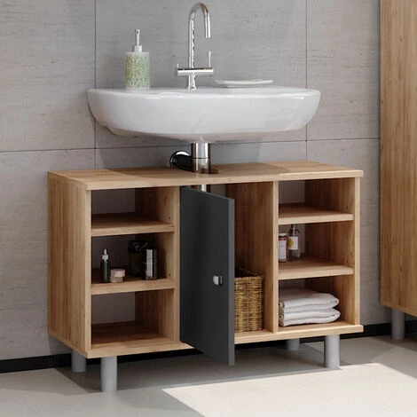 Mobile Lavabo „Fynn Goldkraft/antracite Vicco 5 Mobile Lavabo „Fynn Goldkraft/antracite Vicco - immagine 5