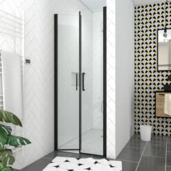 Pacchetto A Parete Doccia Da 90x200 Cm + Vassoio Doccia Con Piastrelle 90x160 Sovrapposizione