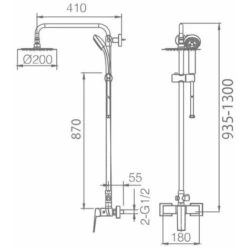 Colonna Doccia Art Imex BDAR025 -Hansgrohe Negozio 53286408 4