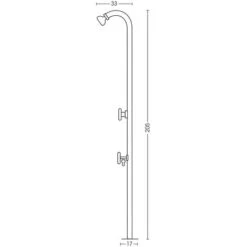 BEL-FER 42/D1 DOCCIA IN ACCIAIO SOLO FREDDA -Hansgrohe Negozio 53358529 3