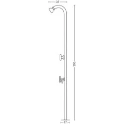 BEL-FER 42/D2 DOCCIA IN ACCIAIO CON MISCELATORE -Hansgrohe Negozio 53358533 3