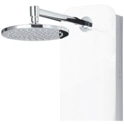 Parete Doccia Attrezzata Multifunzione Modello Bali Bianco Lucido -Hansgrohe Negozio 53805761 3