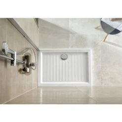 Roca - Piatto Doccia 80x120 Altezza 5,5 Cm In Ceramica - Serie: Roma (Senza Piletta) -Hansgrohe Negozio 53949967 3
