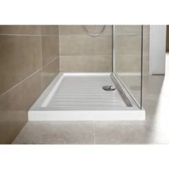 Roca - Piatto Doccia 80x120 Altezza 5,5 Cm In Ceramica - Serie: Roma (Senza Piletta) -Hansgrohe Negozio 53949967 4