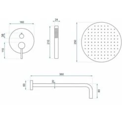 SET DOCCIA DA INCASSO REA LUNGO L. GOLD + BOX 8 SET DOCCIA DA INCASSO REA LUNGO L. GOLD + BOX -Hansgrohe Negozio 54294730 4