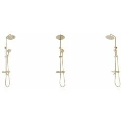 SET DOCCIA CON TERMOSTATATO LUNGO GOLD -Hansgrohe Negozio 54295153 3