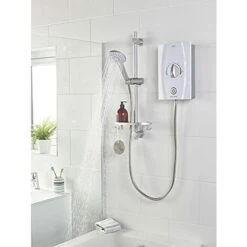 JOYT385 8,5 KW, Bristan Joy-Doccia Elettrica Termostatica 3, Colore: Bianco -Hansgrohe Negozio 54625612 3