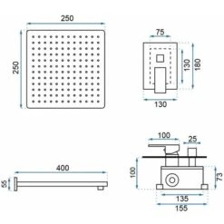 SET DOCCIA DA INCASSO FENIX L.GOLD BOX -Hansgrohe Negozio 54664968 5