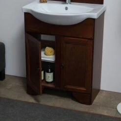 MOBILE BAGNO SALVASPAZIO COMPLETO DA CM 65 ARTE POVERA -Hansgrohe Negozio 5522637 4