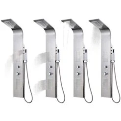 Pannello Doccia In Acciaio Inossidabile Curvo VidaXL 8 Pannello Doccia In Acciaio Inossidabile Curvo VidaXL -Hansgrohe Negozio 5756886 4