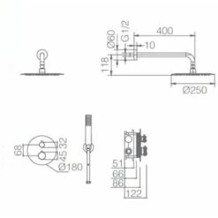 Set Doccia Monocomando Oro Spazzolato Linea Imex GPD038/OC 5 Set Doccia Monocomando Oro Spazzolato Linea Imex GPD038/OC -Hansgrohe Negozio 58778728 3