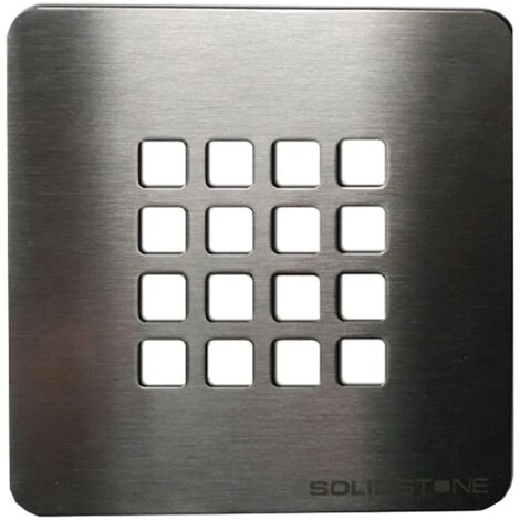 GRIGLIA INOX PER PIATTO DOCCIA ULTRAFLAT 14x14 1 GRIGLIA INOX PER PIATTO DOCCIA ULTRAFLAT 14x14