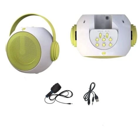 Trade Shop - Cassa Bluetooth Altoparlante Karaoke Con Microfono Aux Usb Micro Sd Q-yx500 2 Trade Shop - Cassa Bluetooth Altoparlante Karaoke Con Microfono Aux Usb Micro Sd Q-yx500 - immagine 2