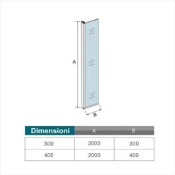 40x200 Cm Doccia Walk In Paretina Movibile Paraspruzzo Vetro Temperato Da 8 Mm Trasparente Anticalcare Telaio Nero Opaco -Hansgrohe Negozio 61251433 5