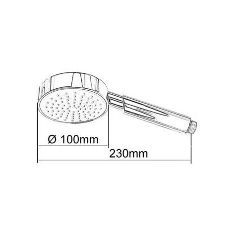 Doccia, Doccetta Idromassaggio Anticalcare Con 5 Getti 2 Doccia, Doccetta Idromassaggio Anticalcare Con 5 Getti - immagine 2