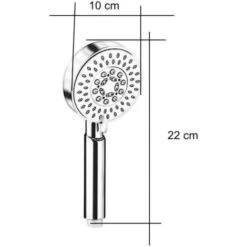 Doccia, Doccetta Idromassaggio Anticalcare Con 5 Getti 7 Doccia, Doccetta Idromassaggio Anticalcare Con 5 Getti -Hansgrohe Negozio 6360450 4