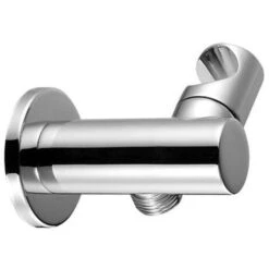 Supporto Per Doccia Con Presa Acqua Integrata, Stile Tondo In Ottone Pesante