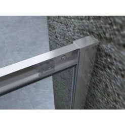 Porta Doccia In Cristallo 6 MM 1 Lato Con Doppia Porta Scorrevole Apertura Centrale - Misura: 160 X H190 - Opaco -Hansgrohe Negozio 63901938 3