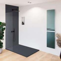 Piatto Doccia A Canale 100 X 80 Cm In Resina Finitura Ardesia - Grigio -Hansgrohe Negozio 63923129 5