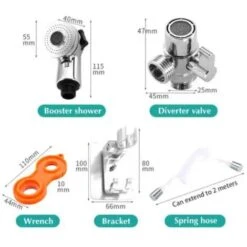 Adattatore Rubinetto Doccetta Per Lavandino Telescopico Getto Regolabile -Hansgrohe Negozio 64022514 3