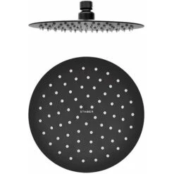 Set Doccia Nero Opaco Completo Di Soffione Tondo 20 Cm, Kit Doccetta E Miscelatore -Hansgrohe Negozio 64841405 5