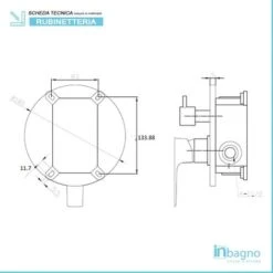 Set Doccia Nero Opaco Completo Di Soffione Quadrato 25x25 Cm, Kit Doccetta E Miscelatore -Hansgrohe Negozio 64841408 4