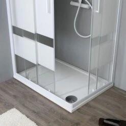 BOX DOCCIA 70X90 CRISTALLO SERIGRAFATO 4 MM PREZZO ECONOMICO VENERE -Hansgrohe Negozio 6653938 3