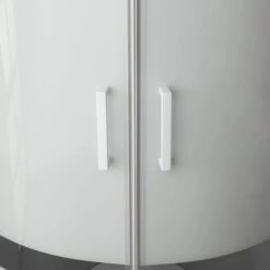 BOX DOCCIA CURVO 90X90 CRISTALLO 4 MM SERIGRAFATO VENERE -Hansgrohe Negozio 6653941 5