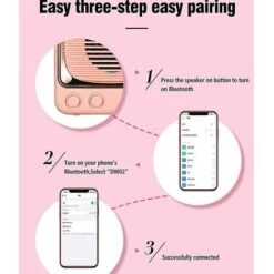 Altoparlante Bluetooth Retrò Mini Scheda Subwoofer Wireless (nero) 7 Altoparlante Bluetooth Retrò Mini Scheda Subwoofer Wireless (nero) -Hansgrohe Negozio 67002182 4