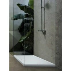 Piatto Doccia In Ceramica Antiscivolo Alto 6,5 Cm Ferdy By Azzurra Ceramiche - Misura: 70 X 70 X 6,5h -Hansgrohe Negozio 6742803 3