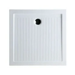 Piatto Doccia In Ceramica Antiscivolo Alto 6,5 Cm Ferdy By Azzurra Ceramiche - Misura: 70 X 70 X 6,5h -Hansgrohe Negozio 6742803 4