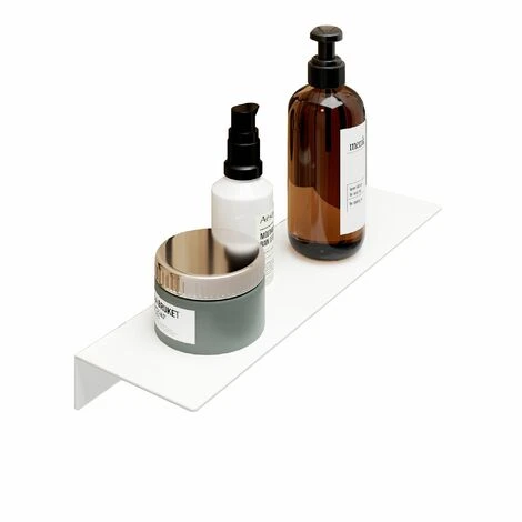 Schulte Mensola Per Doccia Autoadesiva, Senza Foratura, 33 X 9.5 X 3.5 Cm, Bianco Opaco 2 Schulte Mensola Per Doccia Autoadesiva, Senza Foratura, 33 X 9.5 X 3.5 Cm, Bianco Opaco - immagine 2