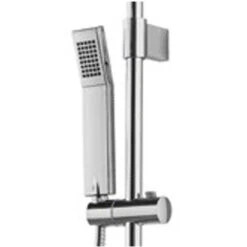 Colonna Doccia Quadrata In Ottone Cromato Con Soffione 20x20 E Deviatore Incorporato Mod. Malta -Hansgrohe Negozio 6814608 3