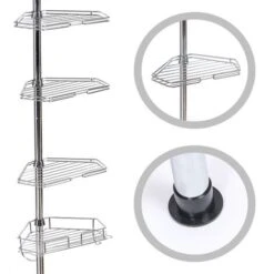 Mensola Angolare Telescopica Per Doccia In Acciaio Inox -Hansgrohe Negozio 68671155 5