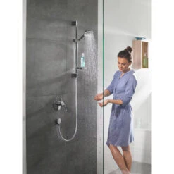 Hansgrohe Set Miscelatore Termostatico Ecostat + Set Doccia Crometta Vario Con Portasapone (13211000-Crometta2) -Hansgrohe Negozio 69647898 4