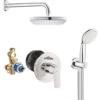 Grohe Eurosmart Cosmopolitan Tempesta Vitalio, Set Doccia A Incasso, Cromato (25219cube)