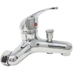 Rubinetto Miscelatore Vasca Da Bagno Cromato Monocomando Acqua Calda Fredda 8402 7 Rubinetto Miscelatore Vasca Da Bagno Cromato Monocomando Acqua Calda Fredda 8402 -Hansgrohe Negozio 6968333 3