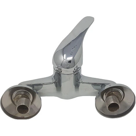 Rubinetto Miscelatore Vasca Da Bagno Cromato Monocomando Acqua Calda Fredda 8402 4 Rubinetto Miscelatore Vasca Da Bagno Cromato Monocomando Acqua Calda Fredda 8402 - immagine 4