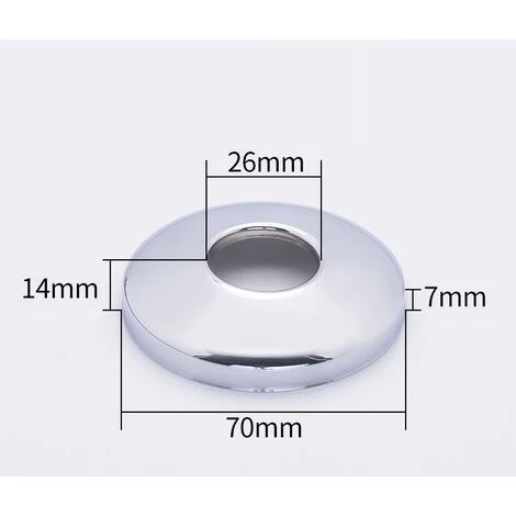 MINKUROW 26 Mm Morsetto In Acciaio Cromato Coperchio Foro Valvola Bocchetta 14 Mm Dimensioni (10 Pezzi) 1 MINKUROW 26 Mm Morsetto In Acciaio Cromato Coperchio Foro Valvola Bocchetta 14 Mm Dimensioni (10 Pezzi)