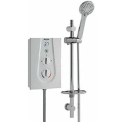 Bristan GLE3105 B Glee 3 - Doccetta Elettrica, Colore Nero, Bianco, GLE385 W