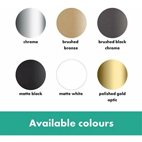 Hansgrohe Porter S - Supporto Per Soffione Doccia Effetto Oro Lucido 2 Hansgrohe Porter S - Supporto Per Soffione Doccia Effetto Oro Lucido - immagine 2