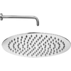 Paffoni Composizione Bahamas Con Soffione Tondo 23 E Braccio Doccia Da 30 Cromo