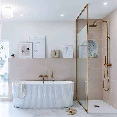 Colonna Doccia Meccanica Luisa In Rame 2 Colonna Doccia Meccanica Luisa In Rame - immagine 2