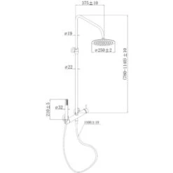 Luisa Colonna Doccia Meccanica Oro Spazzolato -Hansgrohe Negozio 71408687 3