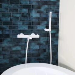 Porta Doccia Combinato Luisa Bianco 3 Pezzi 9 Porta Doccia Combinato Luisa Bianco 3 Pezzi -Hansgrohe Negozio 71408707 5