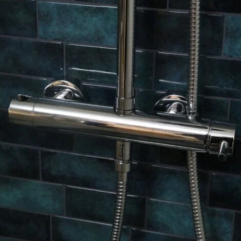 Colonna Doccia Luisa Cromata Con Miscelatore Meccanico 5 Colonna Doccia Luisa Cromata Con Miscelatore Meccanico - immagine 5